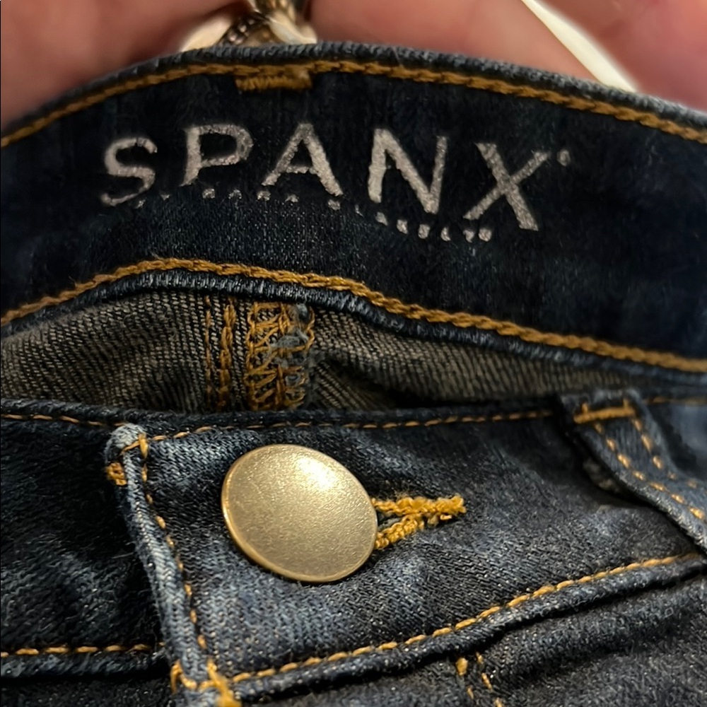 SPANX Women's Skinny Jeans in Dark Indigo - Picture 4 of 6